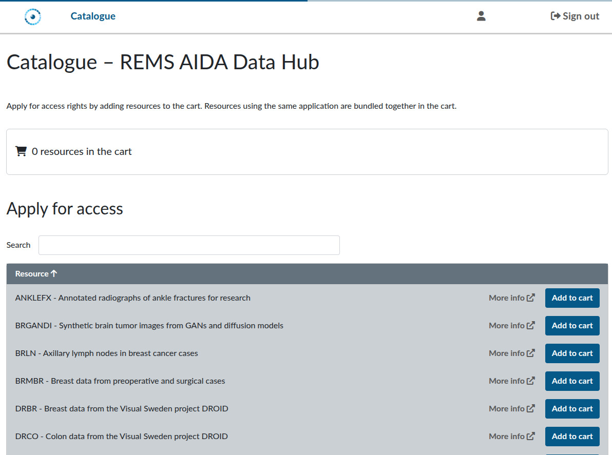 REMS Catalogue