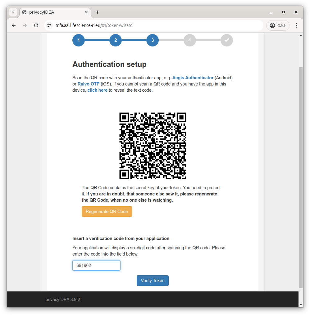 MFA add account